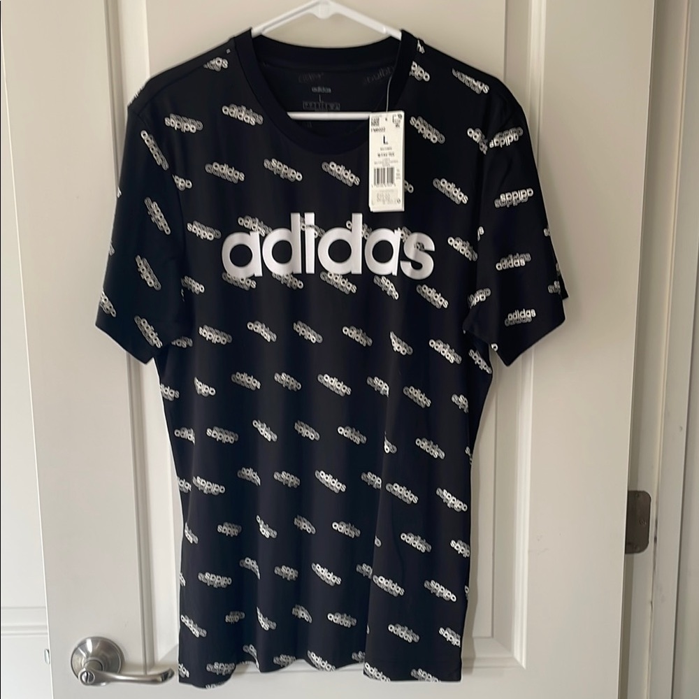 Adidas Black Logo T-Shirt